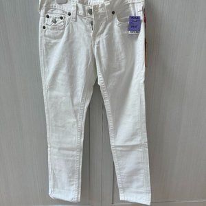 White Lucky Brand Boyfriend Jeans